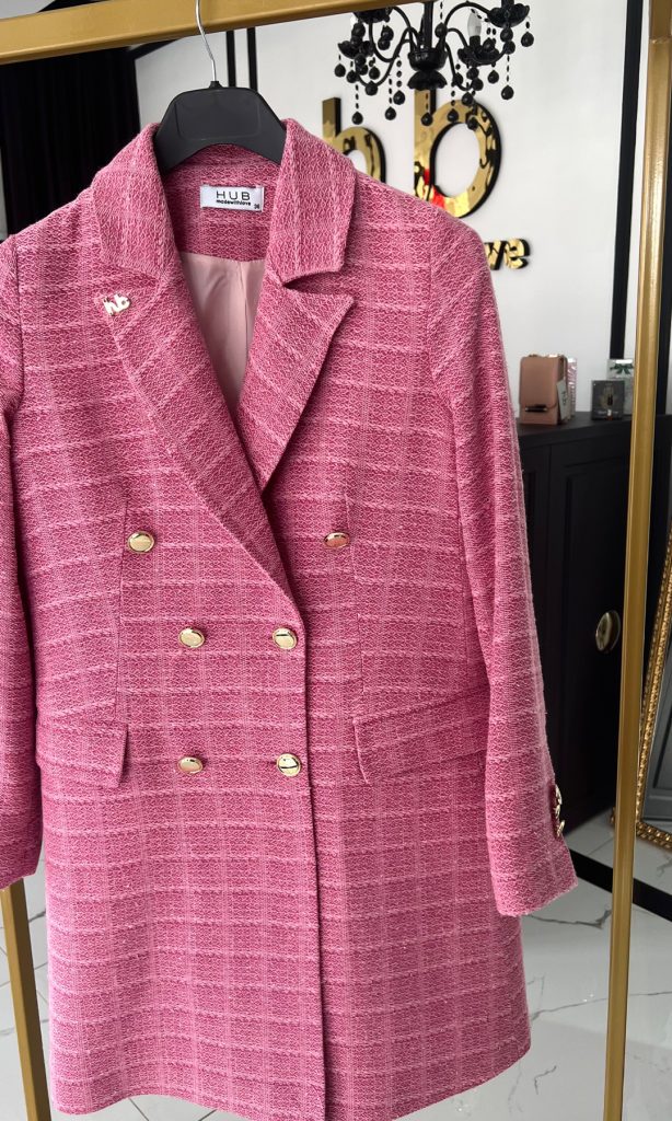 spr2 jpg 614x1024 - Spring Tüvit Ceket Rose Pembe