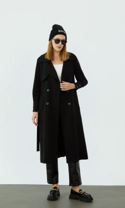 trencs1 jpg 250x417 - Vogue Trenç Kot Siyah