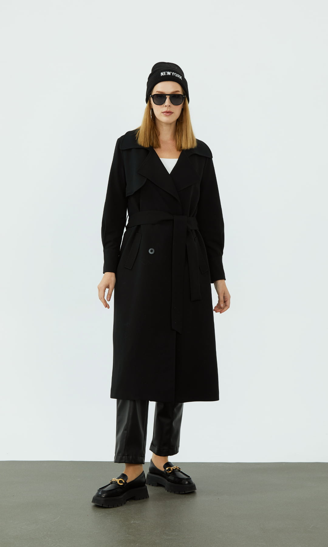 trencs4 jpg - Vogue Trenç Kot Siyah