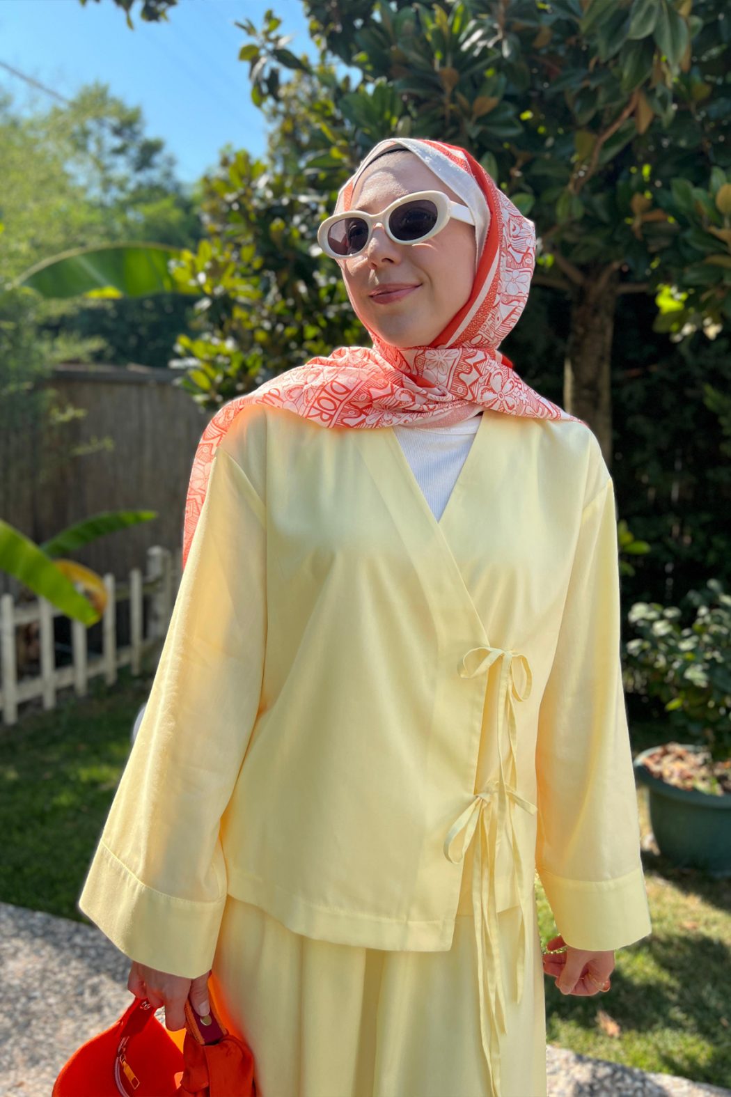Bağcıklı Kimono Sarı - Görsel 2