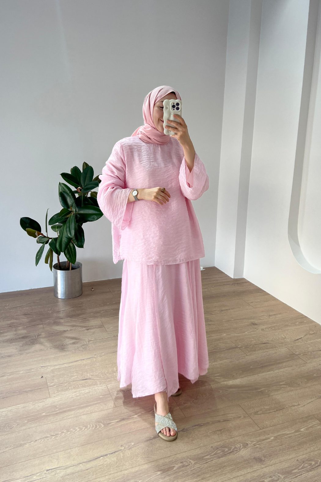 Cotton Candy Takım Pembe - Görsel 1