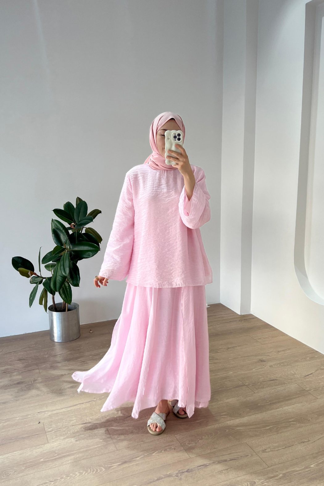 Cotton Candy Takım Pembe - Görsel 2